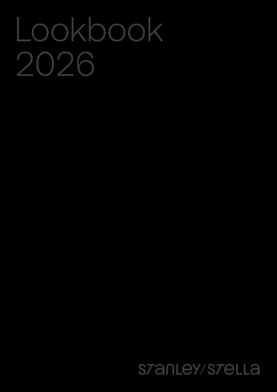 Stanley/Stella Lookbook SS26 – kansikuva